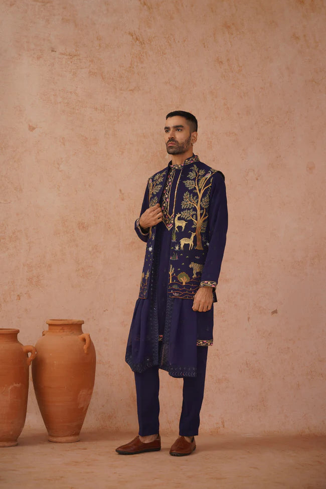 Tanay Jacket Kurta Set with dupatta