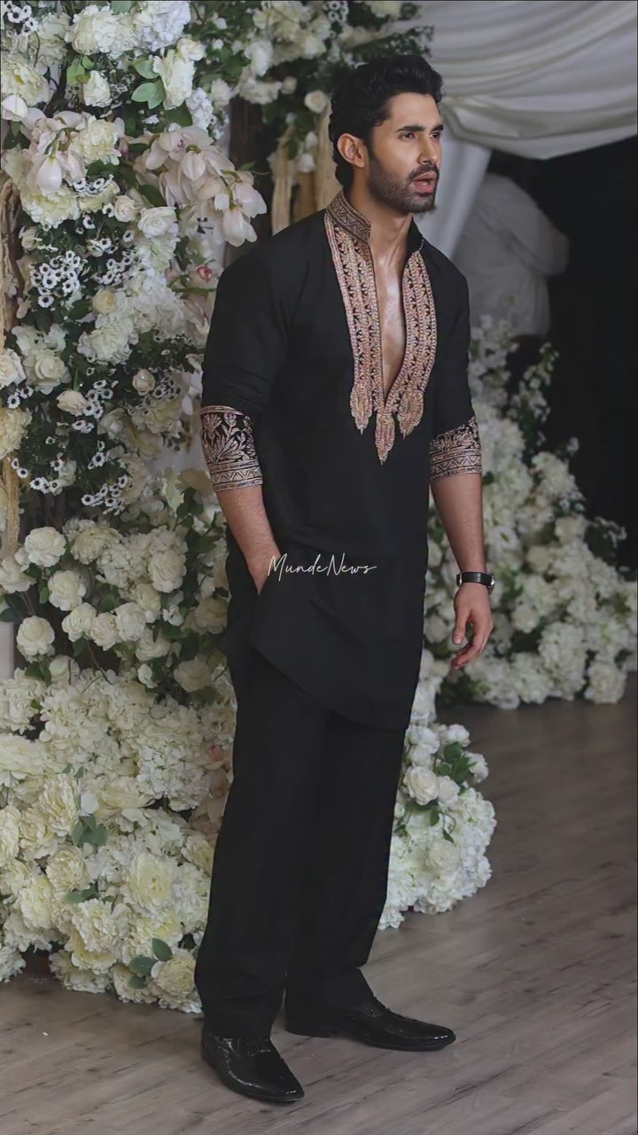 Z BLACK CELEBRITIES KURTA PAJAMA SET