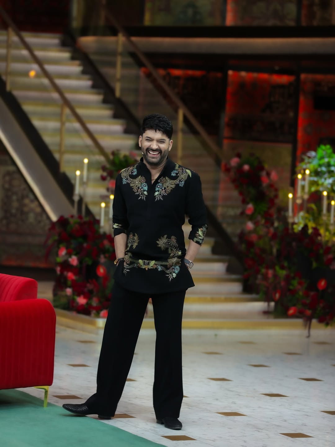 Kapil Sharma Adition Kurta set  With Embroidery