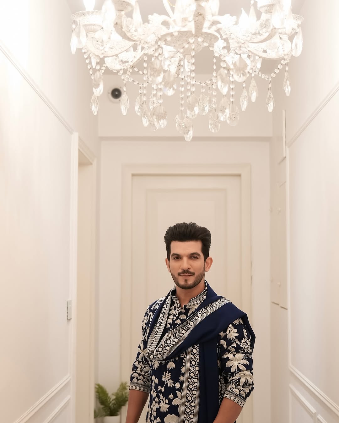 Arjun Addition Neavy Blue  Kurta  Dupata Set With Heavy Emroidary