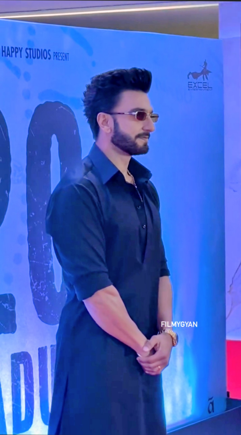 Armani Black Kurta Set Ranveer Singh Adition