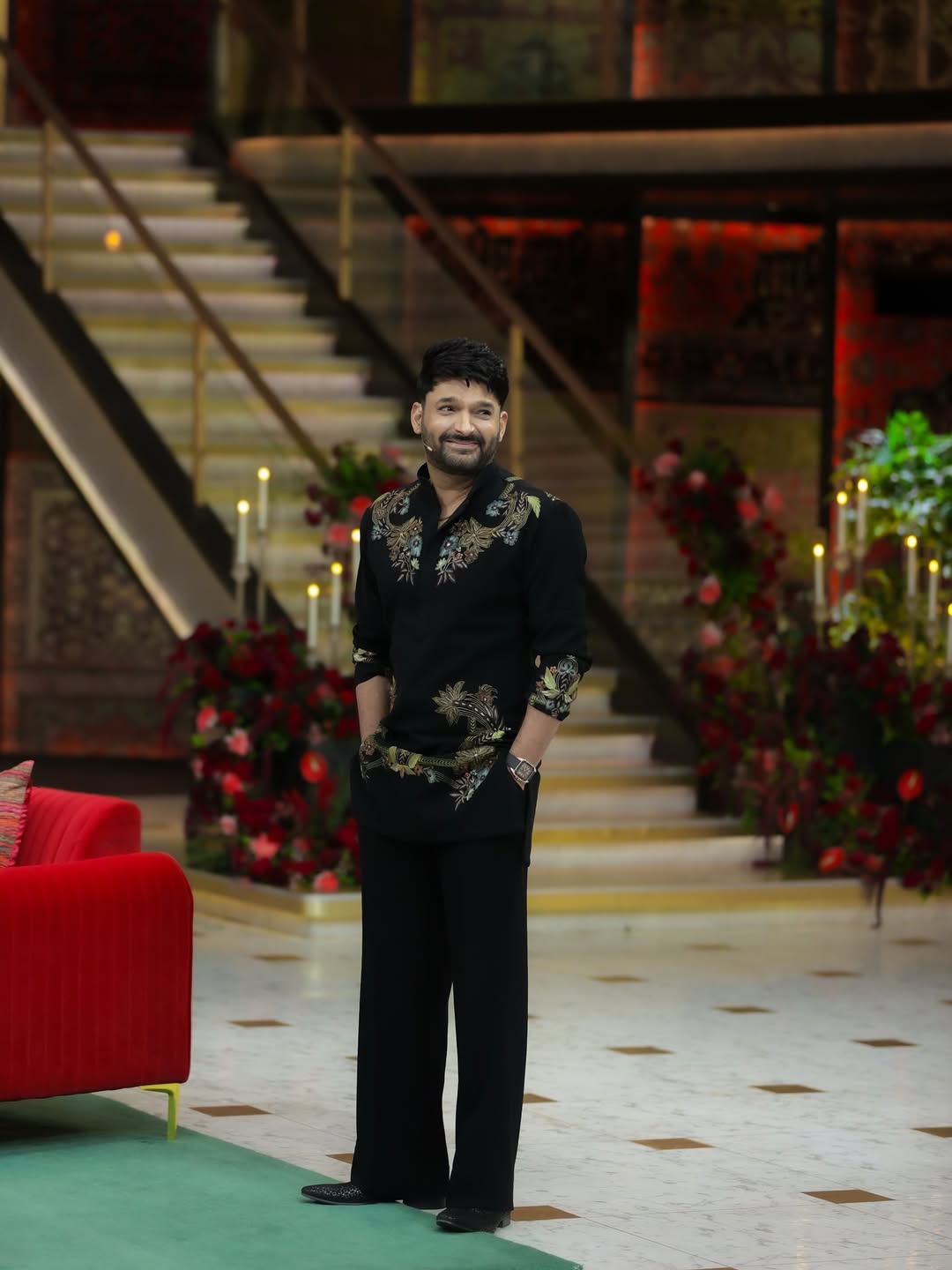 Kapil Sharma Adition Kurta set  With Embroidery